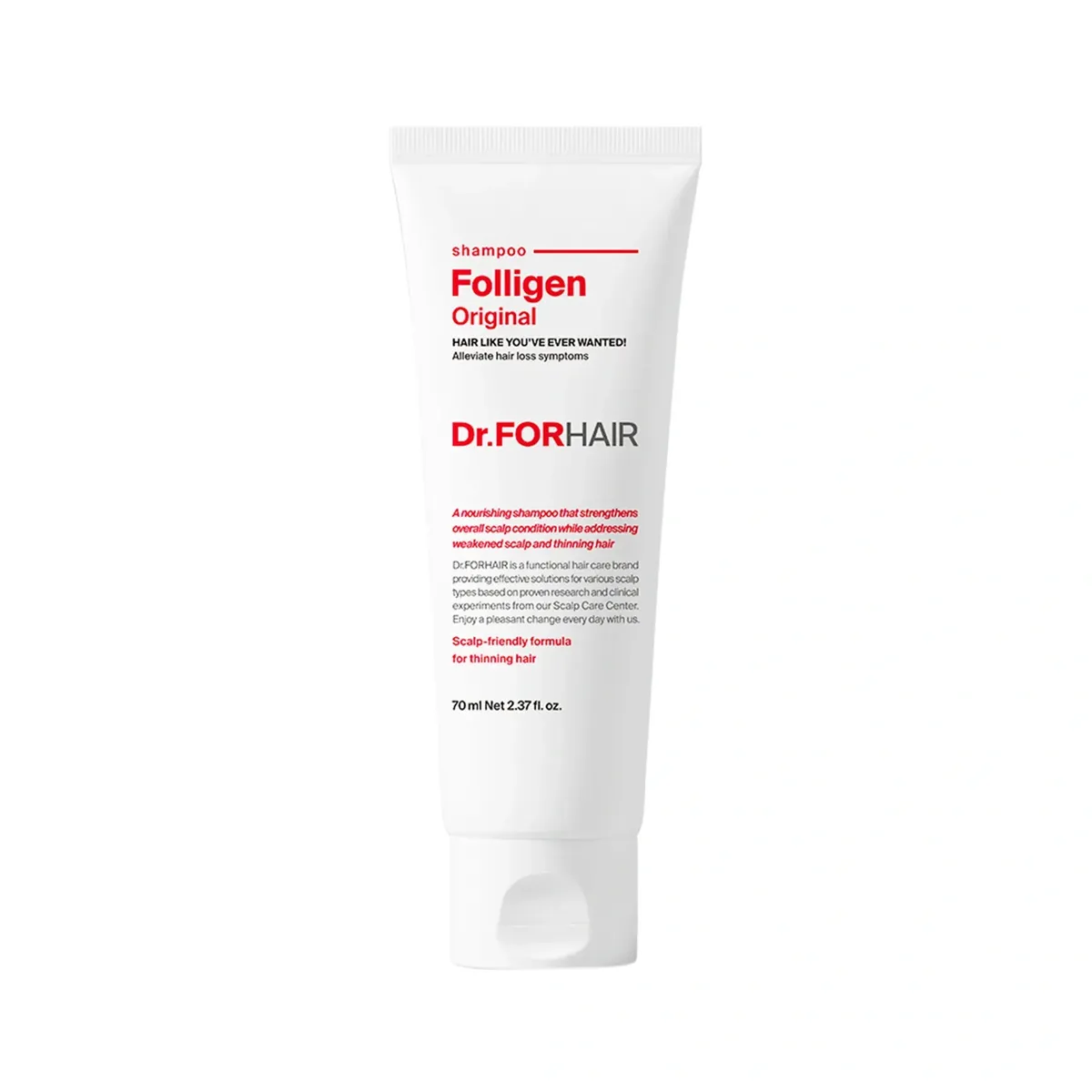 Шампунь против выпадения волос Dr.FORHAIR Folligen Shampoo 70 мл Миниатюра