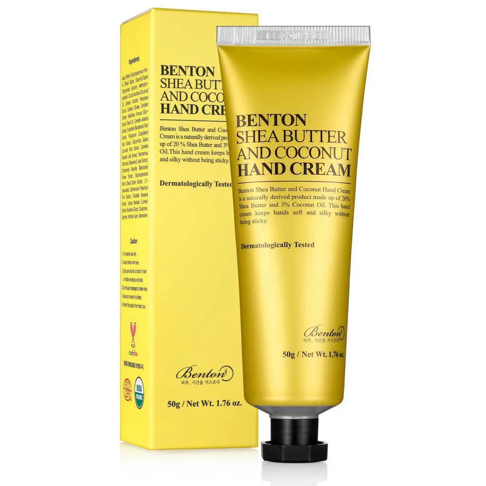 Крем для рук с маслом ши и кокосом Benton Shea Butter and Coconut Hand Cream 50 г