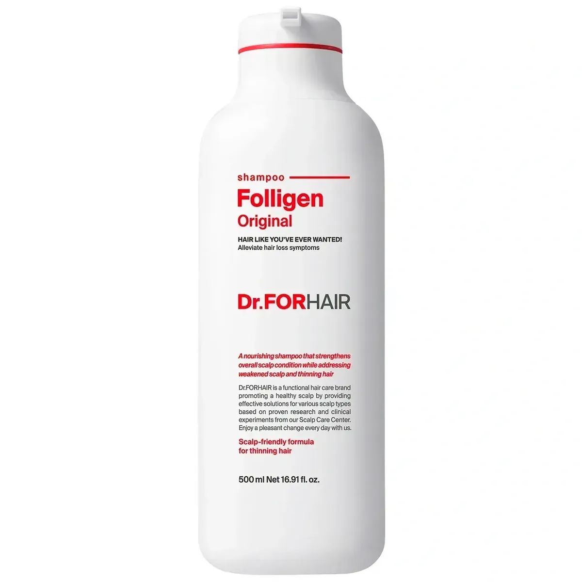 Шампунь проти випадіння волосся Dr.FORHAIR Folligen Shampoo 500 мл