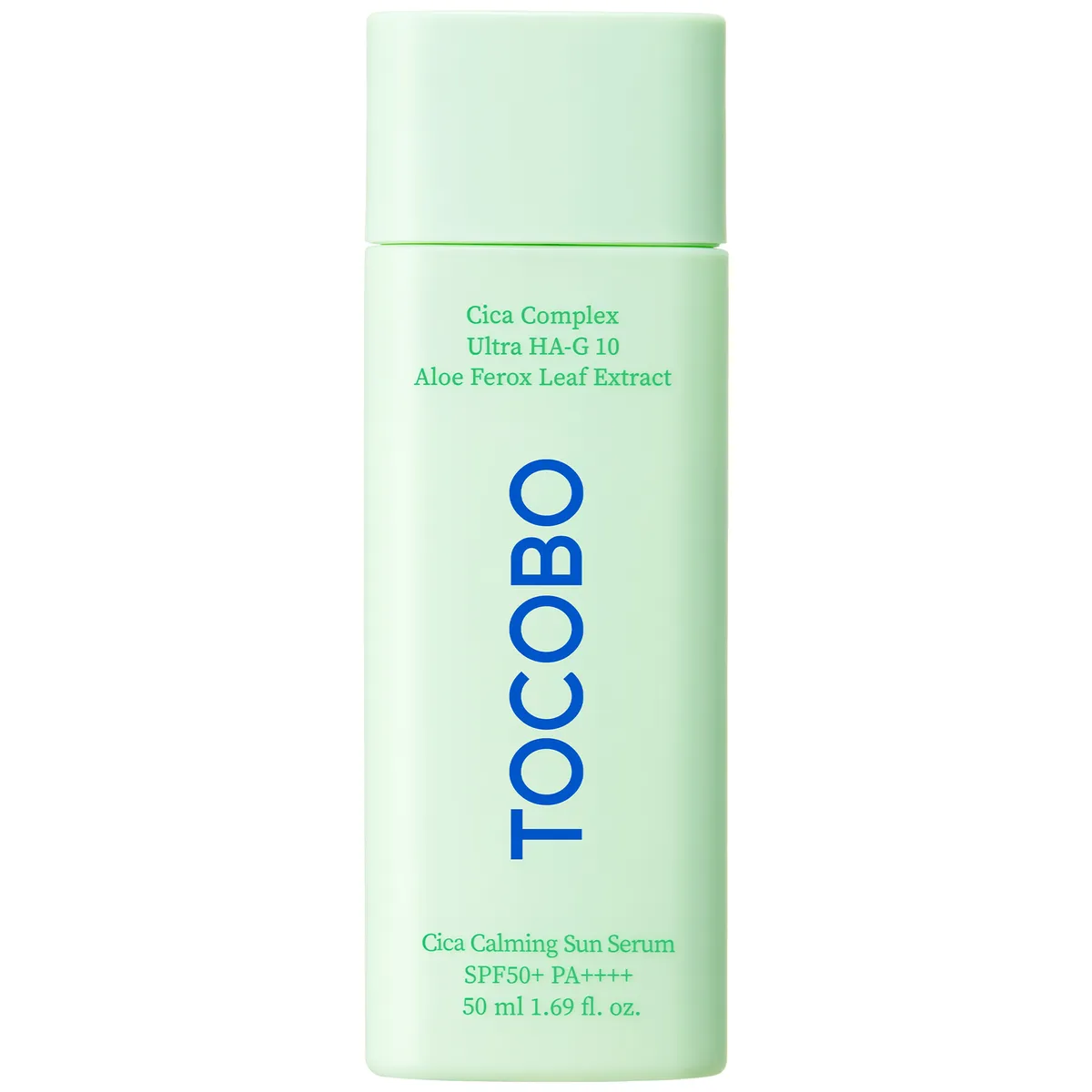 Заспокійлива сонцезахисна сироватка з центелою TOCOBO Cica Calming Sun Serum SPF50+ PA++++ 50 мл