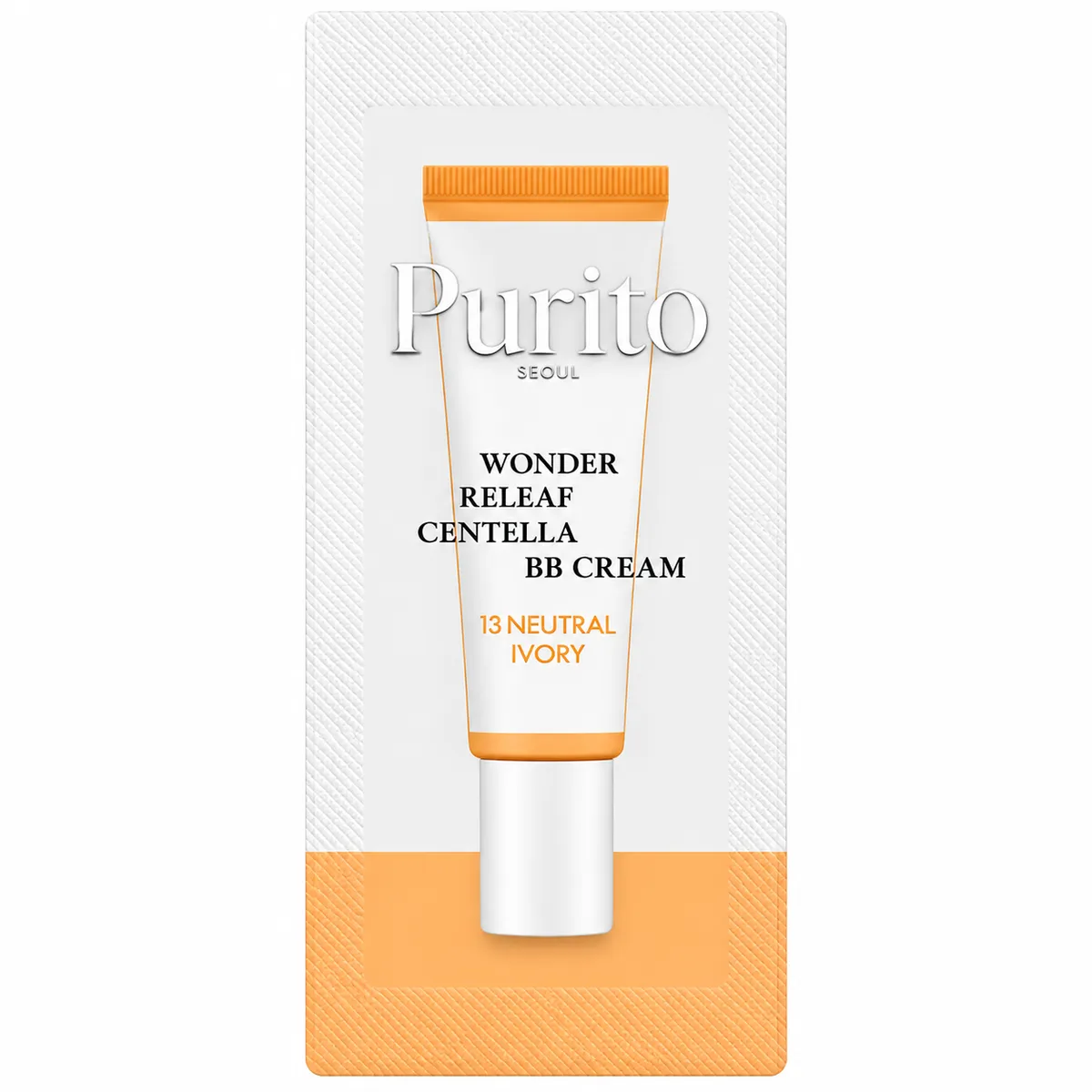 BB-крем з центелою Purito Seoul Wonder Releaf Centella BB Cream 13 Neutral Ivory 1 г, Саше (Тестер)