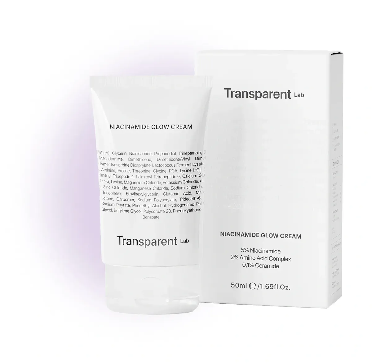 Освітлювальний крем для обличчя Transparent Lab Niacinamide Glow Cream 50 мл