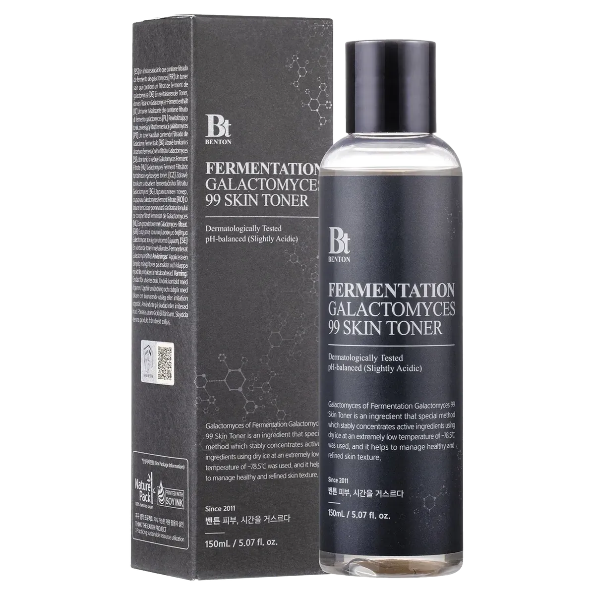 Ферментированный тонер с галактомицетами 99% Benton Fermentation Galactomyces 99 Skin Toner 150 мл