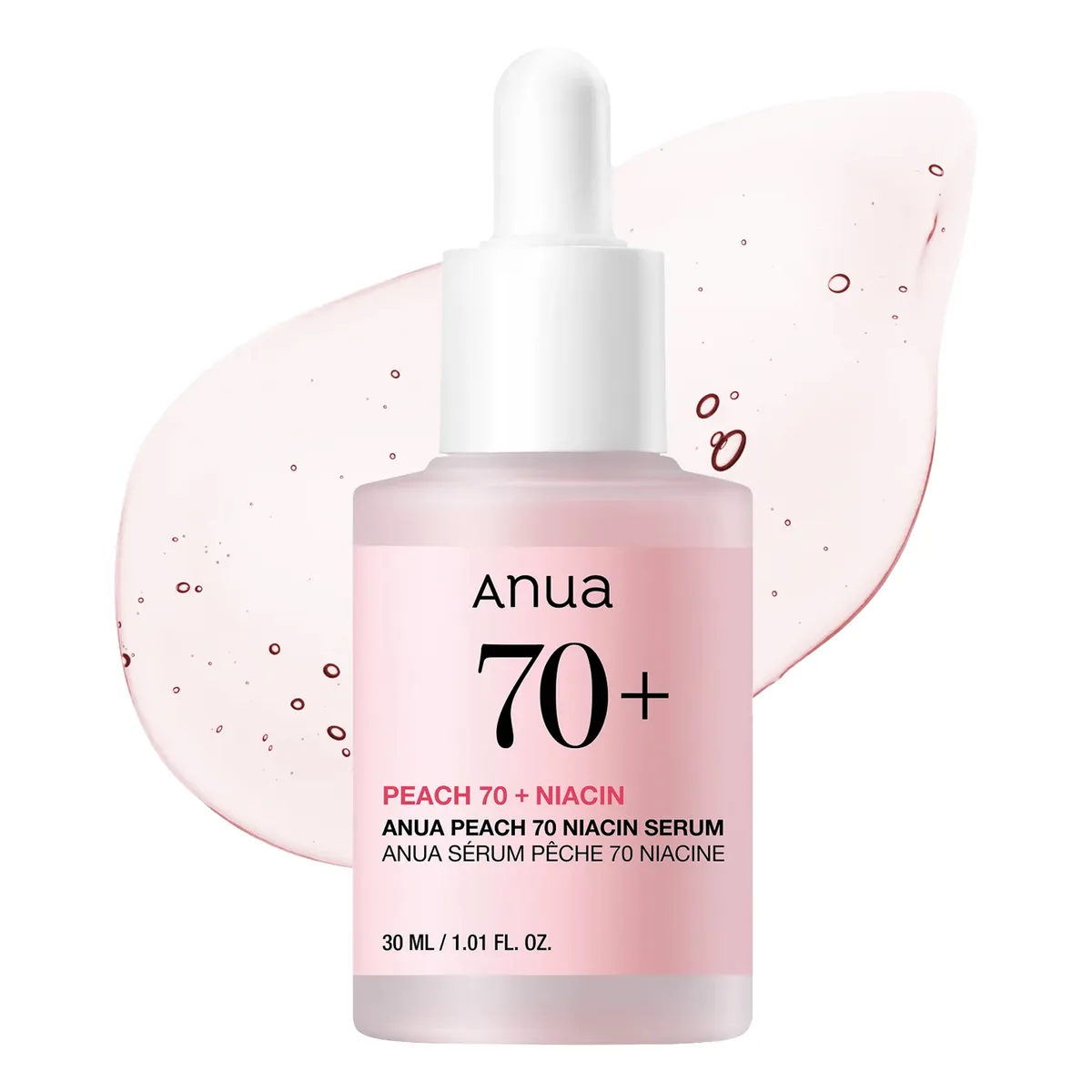 Осветляющая сыворотка с экстрактом персика и ниацинамидом Anua Peach 70 Niacin Serum 30 мл