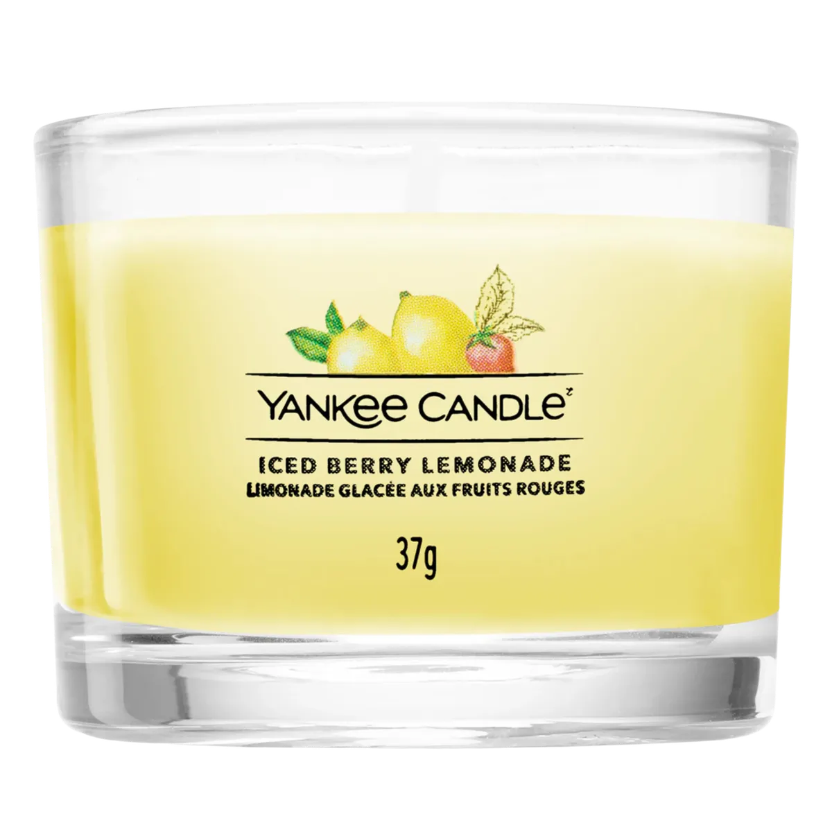 Ароматична свічка "Холодний Ягідний Лимонад" Yankee Candle Iced Berry Lemonade 37 г
