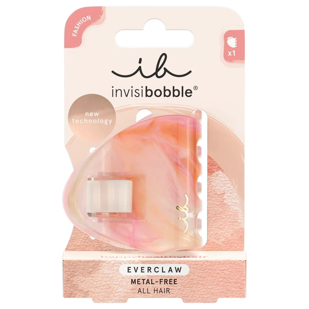 Заколка для волос Invisibobble Everclaw Pink Blossom 1 шт