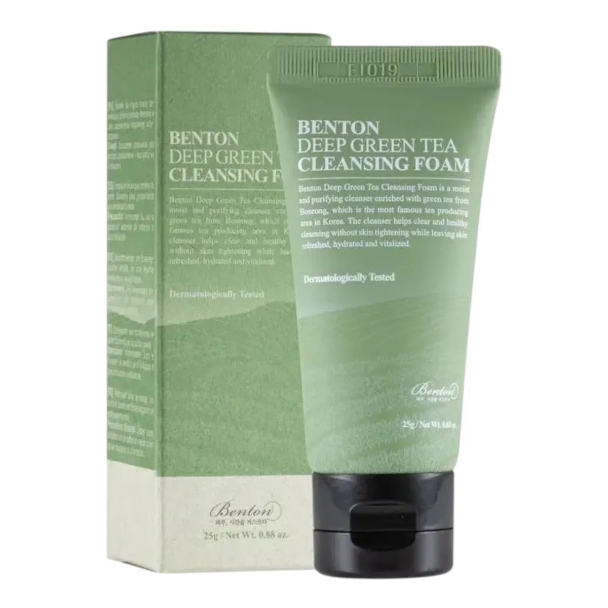 Очищающая пенка с зеленым чаем Benton Green Tea Foam 25 г Миниатюра