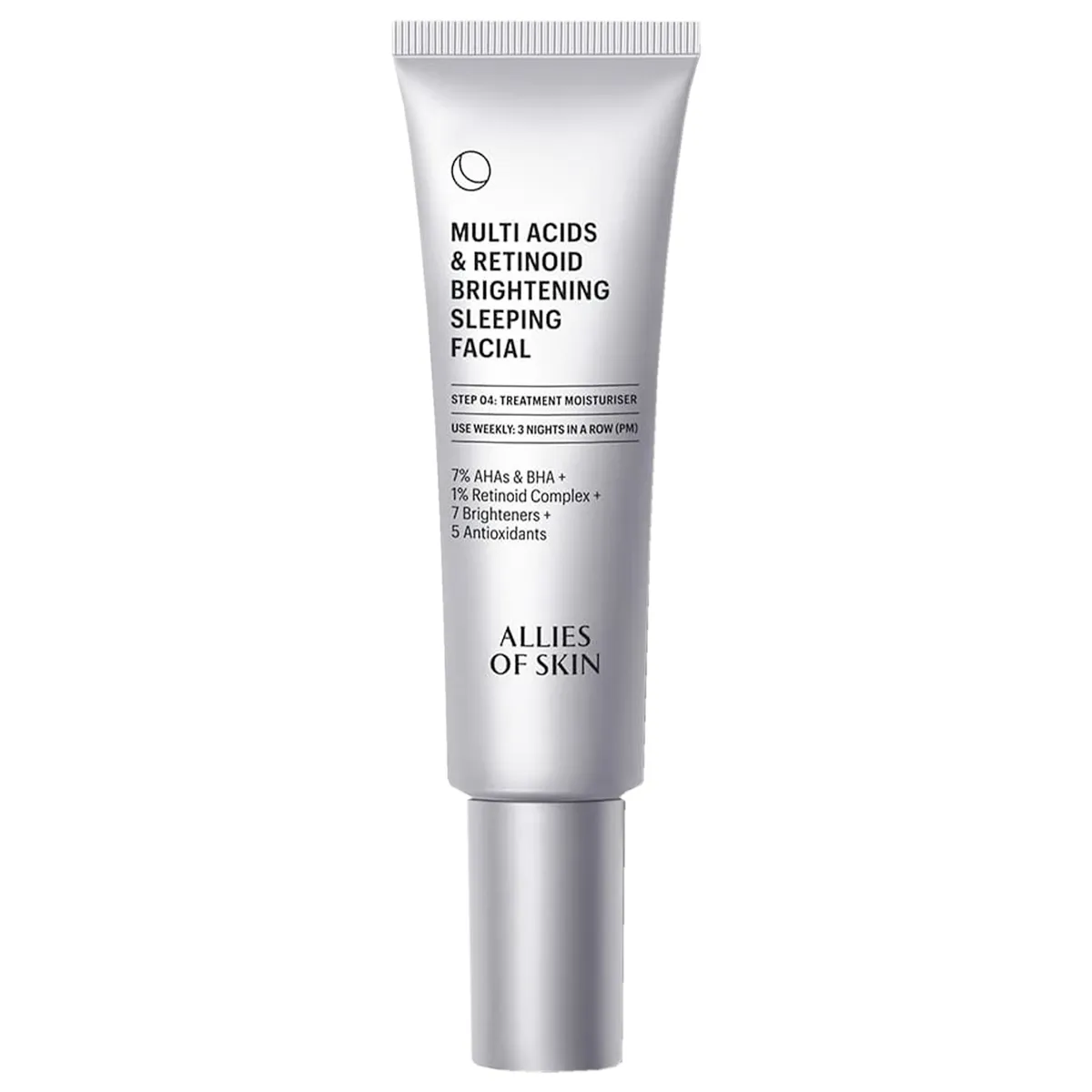 Ночной мультикислотный пилинг с ретинолом Allies of Skin Multi Acids & Retinoid Brightening Sleeping Facial 48 мл