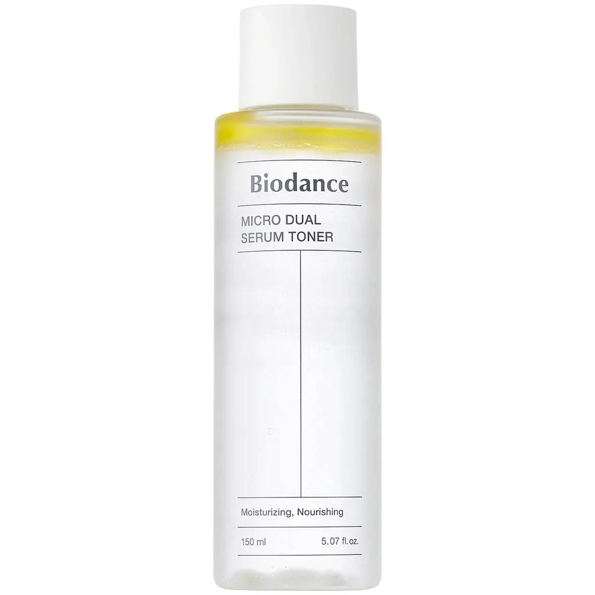 Двухфазный тоник для увлажнения и сияния кожи Biodance Micro Dual Serum Toner 150 мл