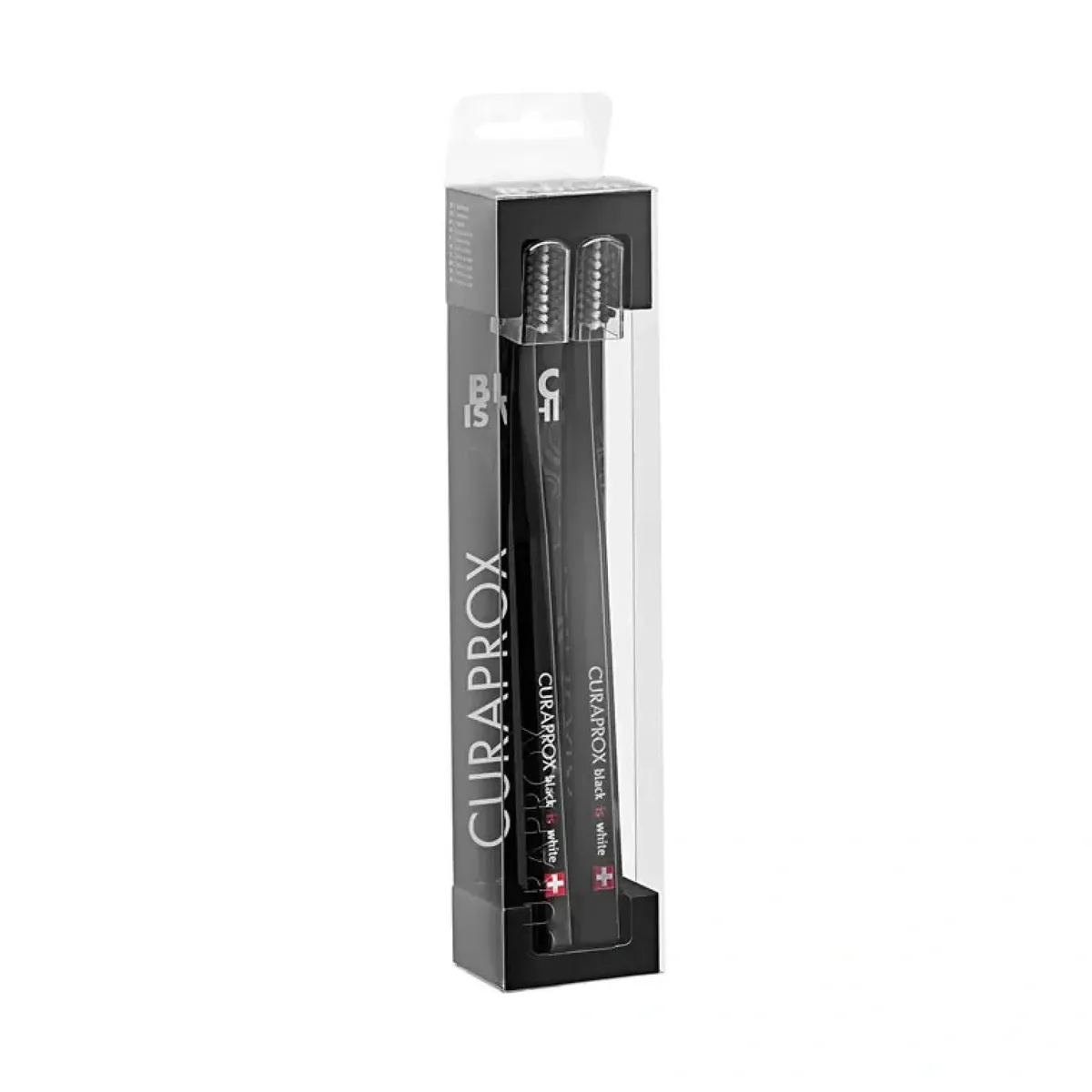 Набір зубних щіток Curaprox Ultra Soft Black Is White Duo 2 в 1