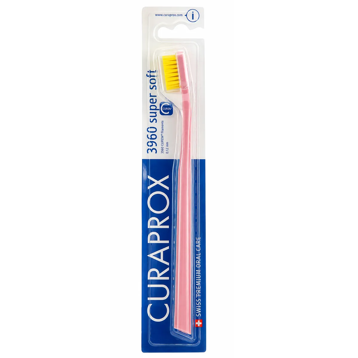 Зубная щетка Curaprox CS 3960 Super Soft Розовый - желтый