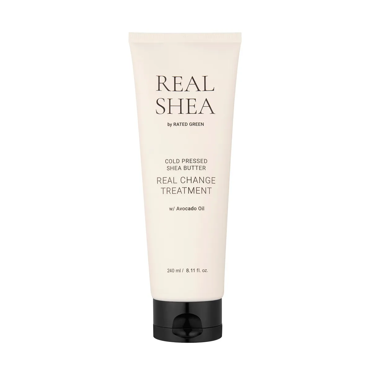 Живильна маска для волосся з маслом ши Rated Green Real Shea Cold Pressed Shea Butter Real Change Treatment 240 мл