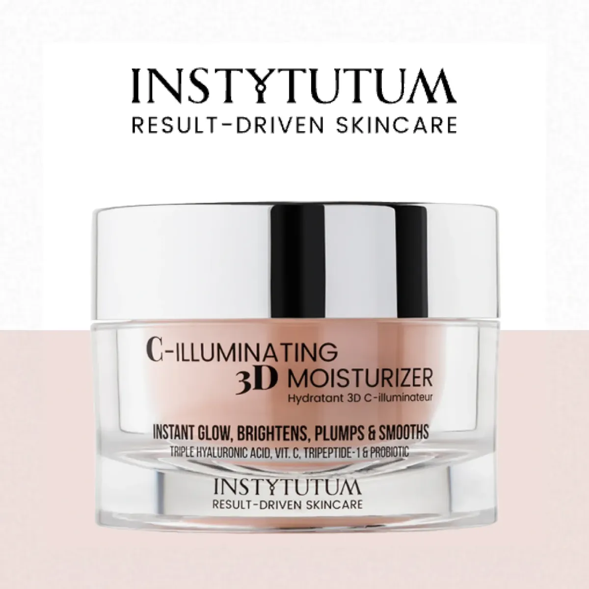 Увлажняющий крем с эффектом сияния Instytutum C-Illuminating 3D Moisturizer 2 мл, Саше (Тестер)