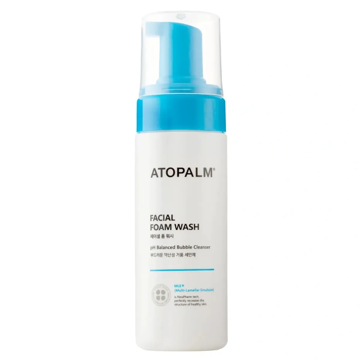 М'яка очищувальна пінка для чутливої шкіри Atopalm Facial Foam Wash 150 мл