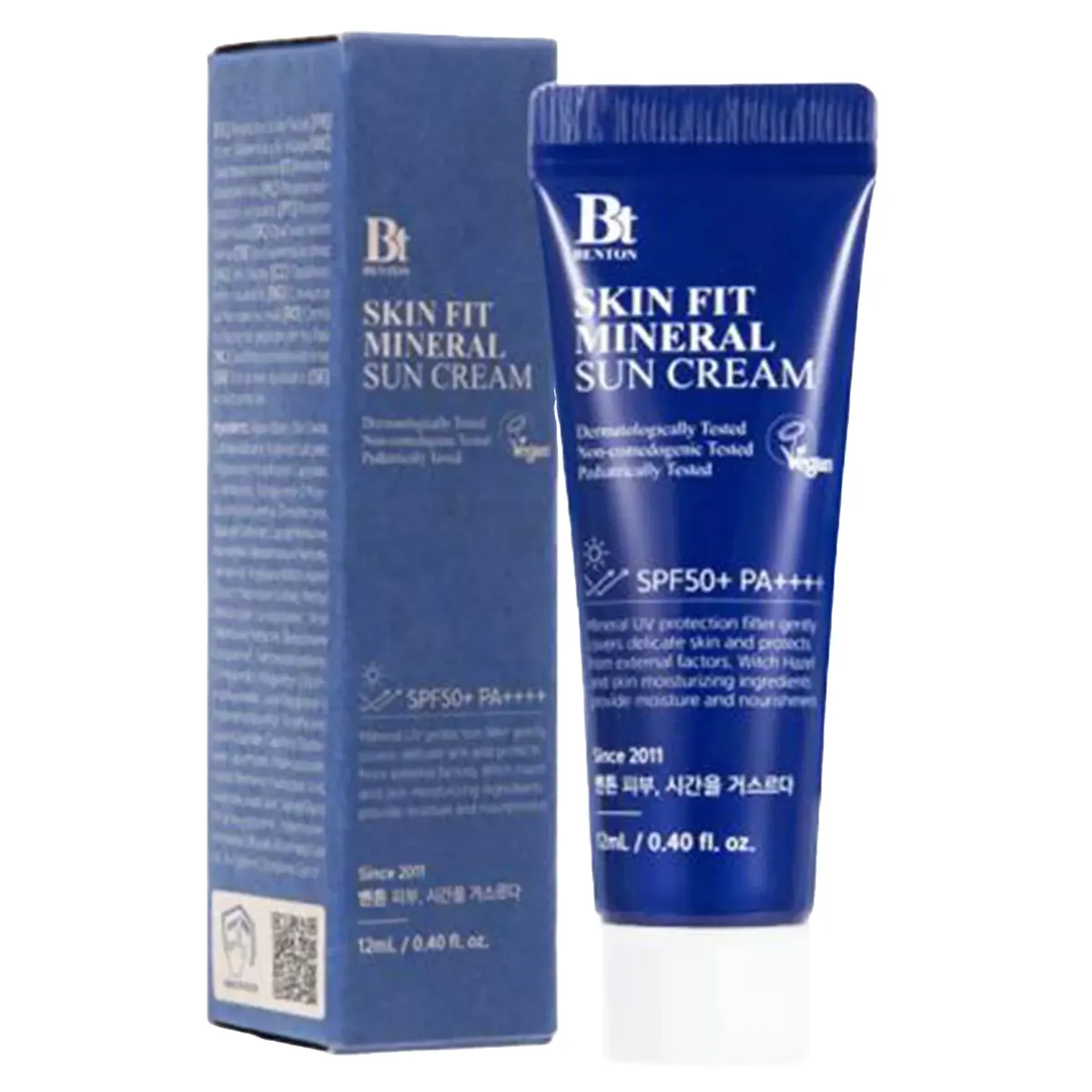 Солнцезащитный крем на минеральной основе Benton Skin Fit Mineral Sun Cream SPF50+ PA++++ 12 мл Миниатюра