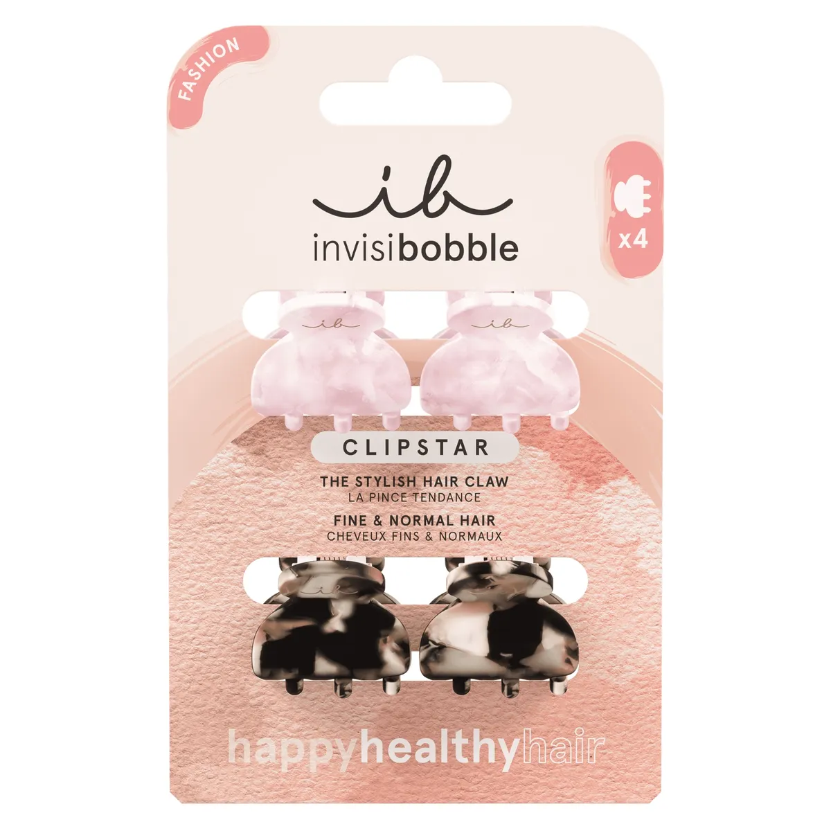 Набор заколок для волос Invisibobble Clipstar Petit Four 4 в 1
