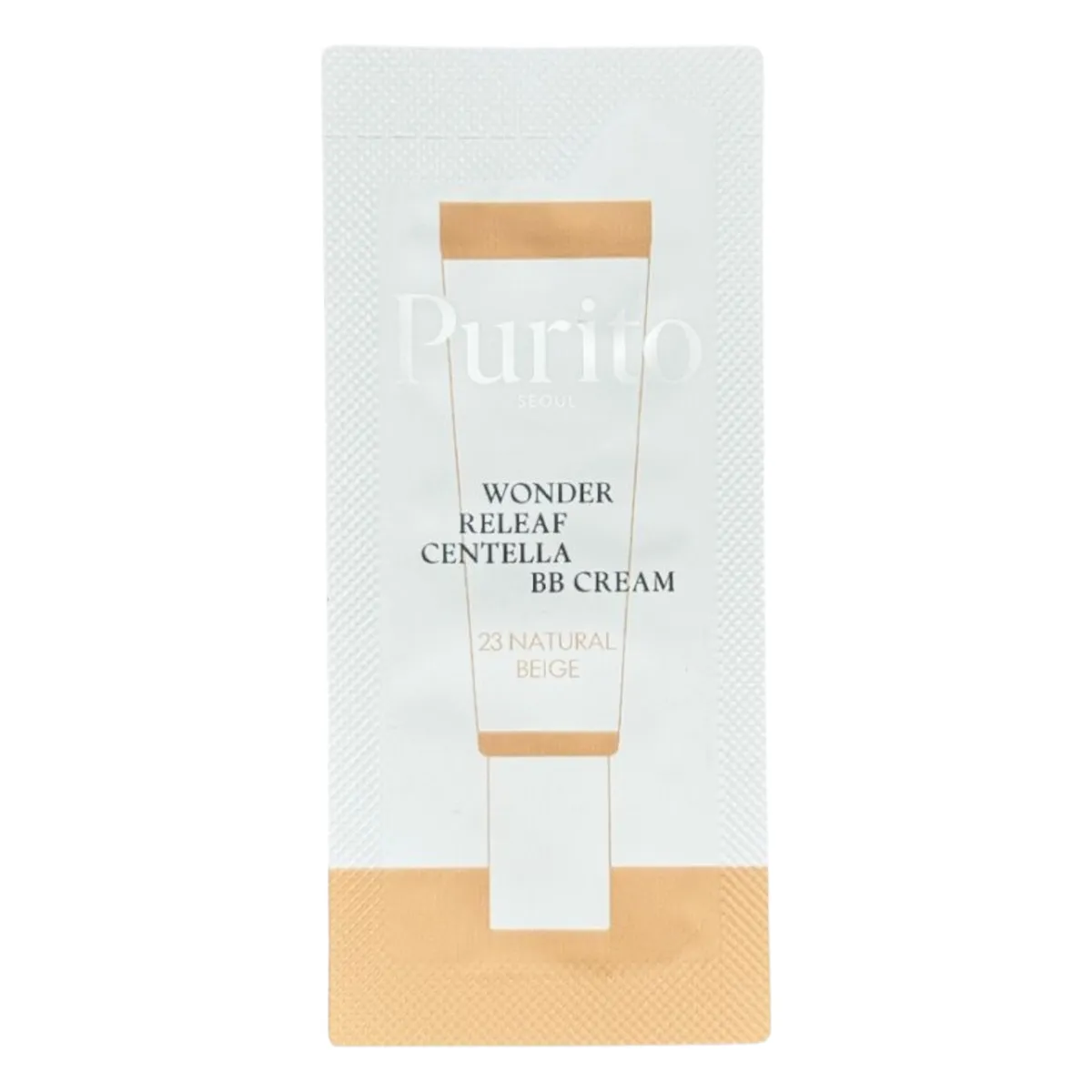BB-крем с центеллой Purito Seoul Wonder Releaf Centella BB Cream 23 Natural Beige 1 г, Саше (Тестер)