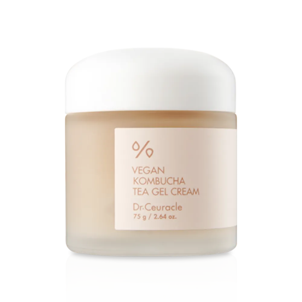 Веганский крем-гель с экстрактом комбучи Dr.Ceuracle Vegan Kombucha Tea Gel Cream 75 г