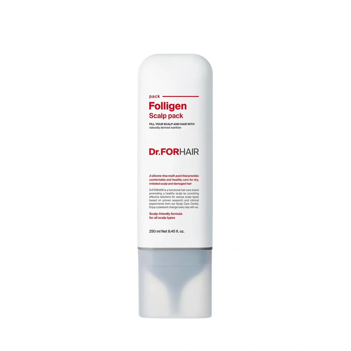 Оздоравливающая маска для кожи головы Dr.FORHAIR Folligen Scalp Pack 250 мл