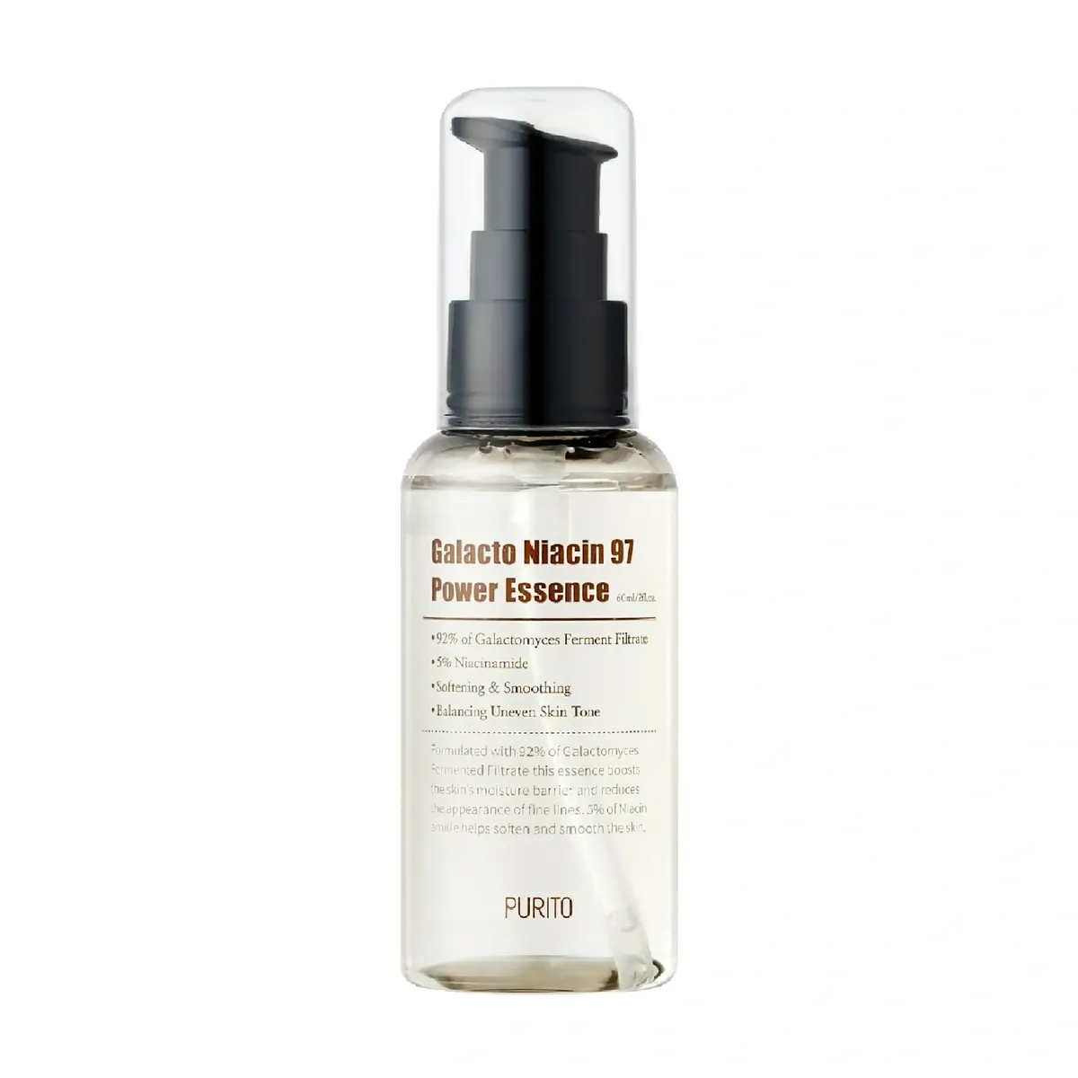Эссенция с галактомисисом и ниацинамидом Purito Seoul Galacto Niacin 97 Power Essence 60 мл