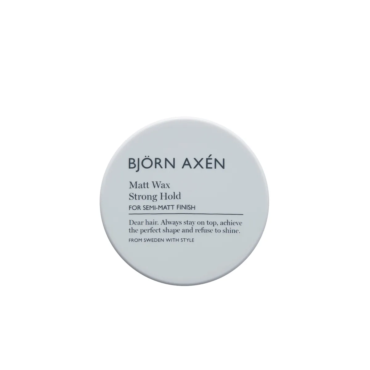 Воск сильной фиксации с матовым финишем Bjorn Axen Matt Wax Strong Hold 80 мл