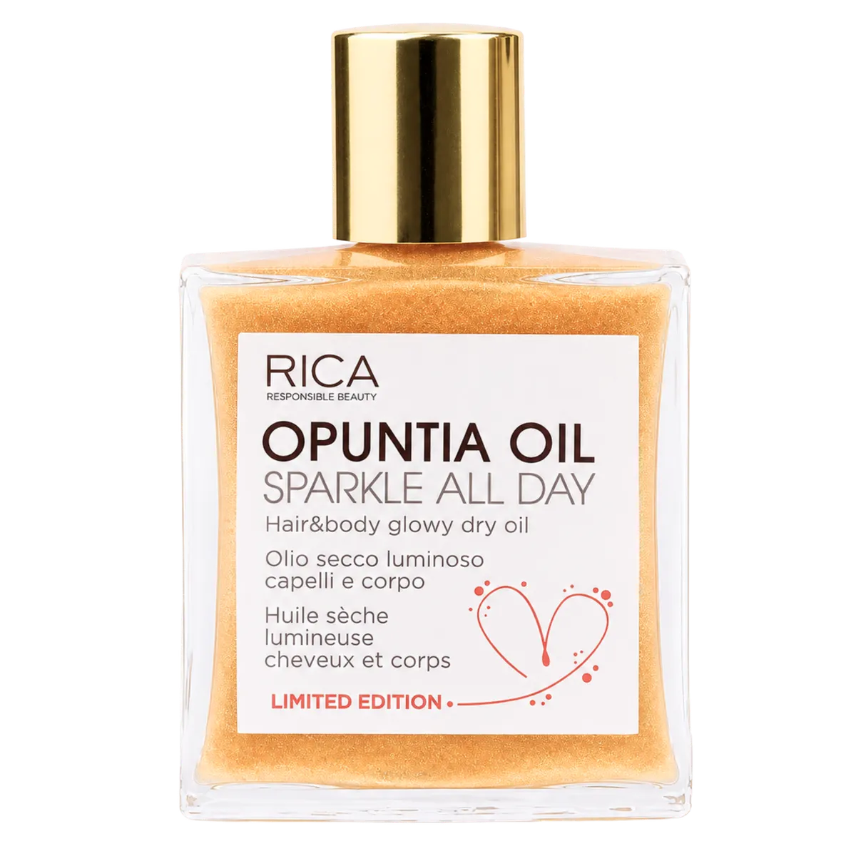 Олія з опунції "Сяйво на весь день" RICA Opuntia Oil Sparkle All Day 50 мл