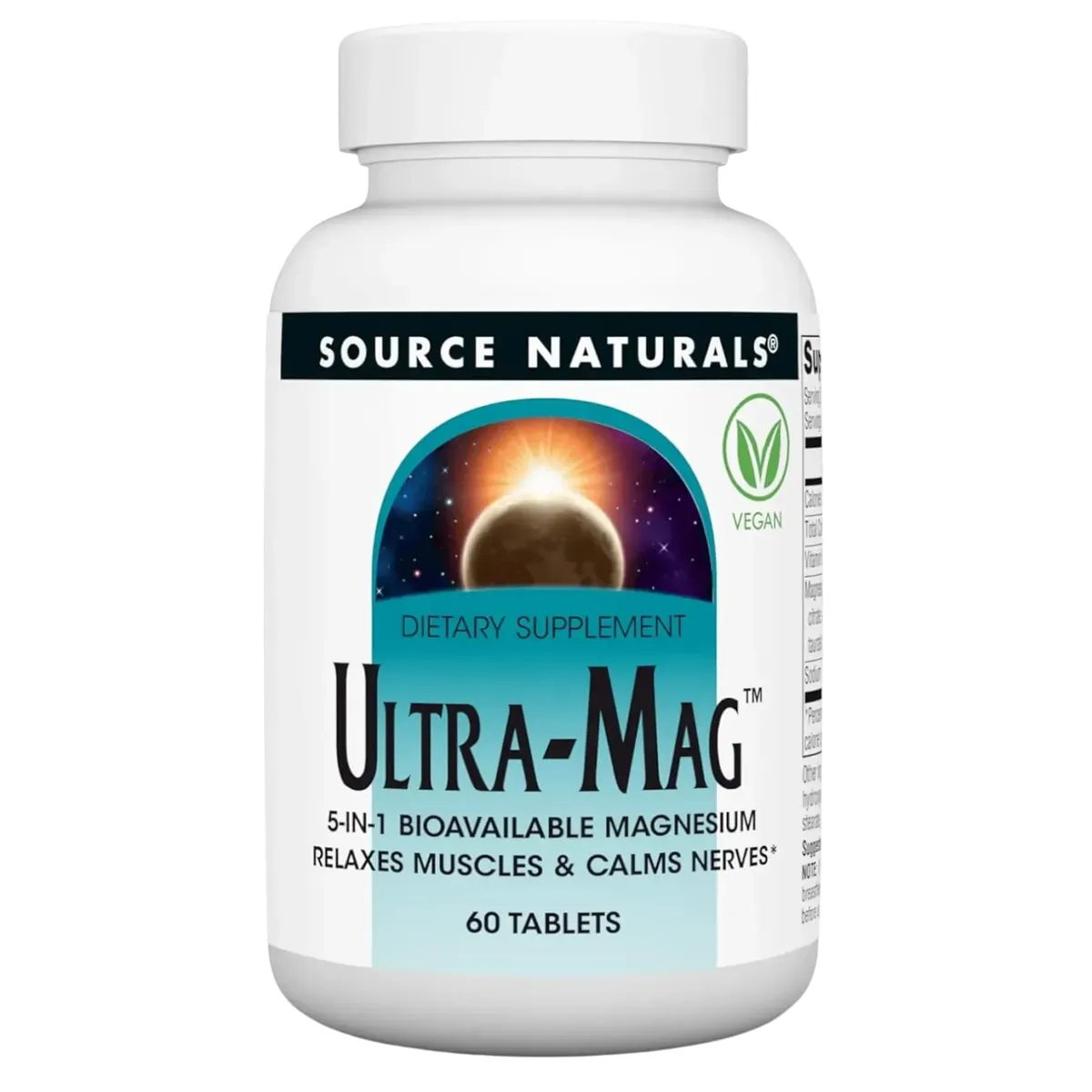 Магниевый комплекс Source Naturals Ultra-Mag Magnesium Complex 60 шт