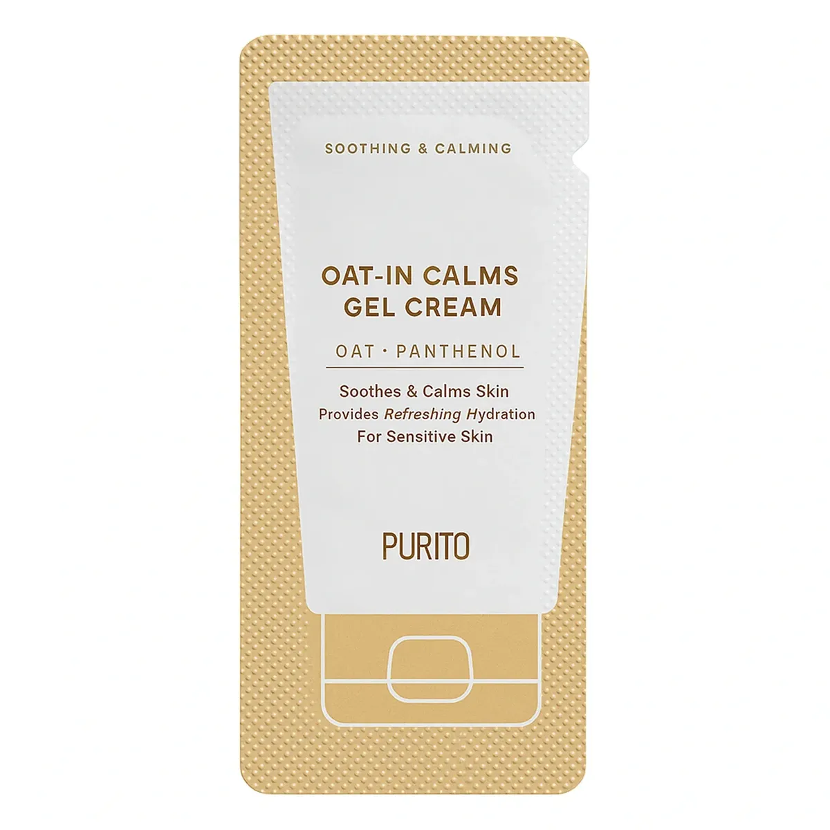 Заспокійливий гель-крем з водою із насіння вівса Purito Seoul Oat-in Calming Gel Cream 1 мл, Саше (пробник)