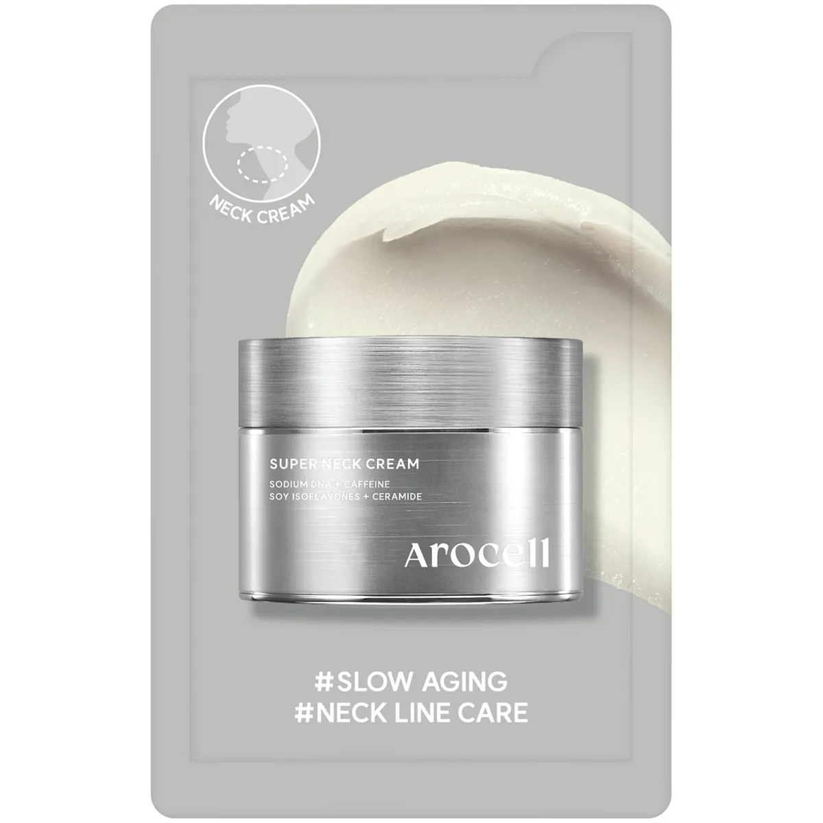 Ліфтинг-крем для шиї та декольте Arocell Super Power Neck Cream 2 г
