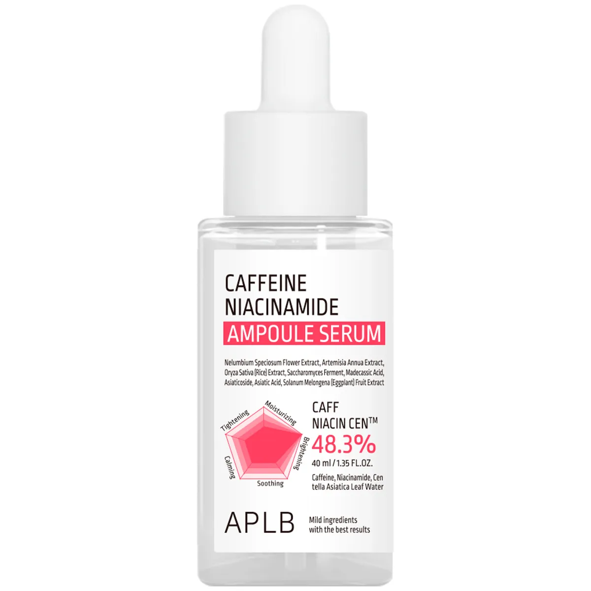 Ампульная сыворотка для выравнивания тона кожи с кофеином и ниацинамидом APLB Caffeine Niacinamide Ampoule Serum 40 мл