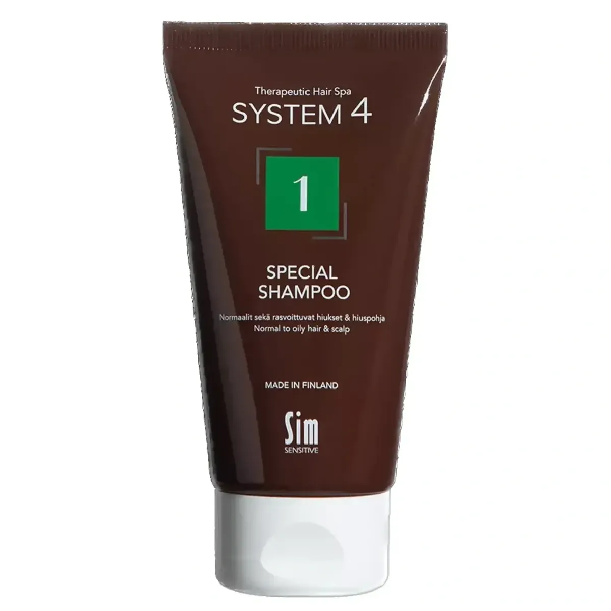 Шампунь №1 для нормальной кожи головы и склонной к жирности Sim Sensitive System 4 1 Special Shampoo 75 мл
