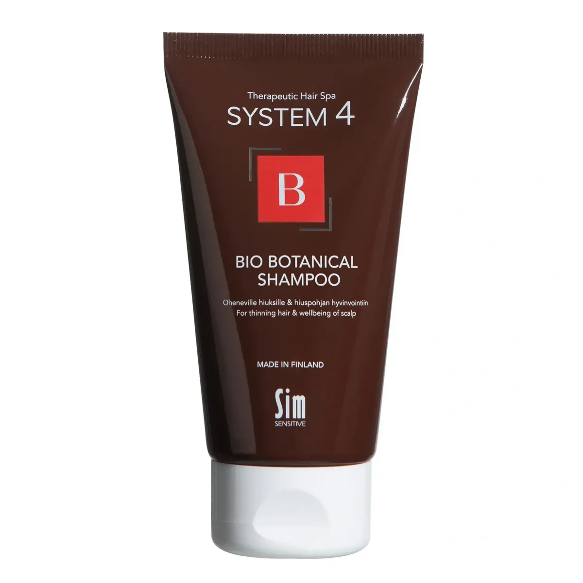 Био ботанический шампунь от выпадения волос Sim Sensitive System 4 BB Shampoo 75 мл