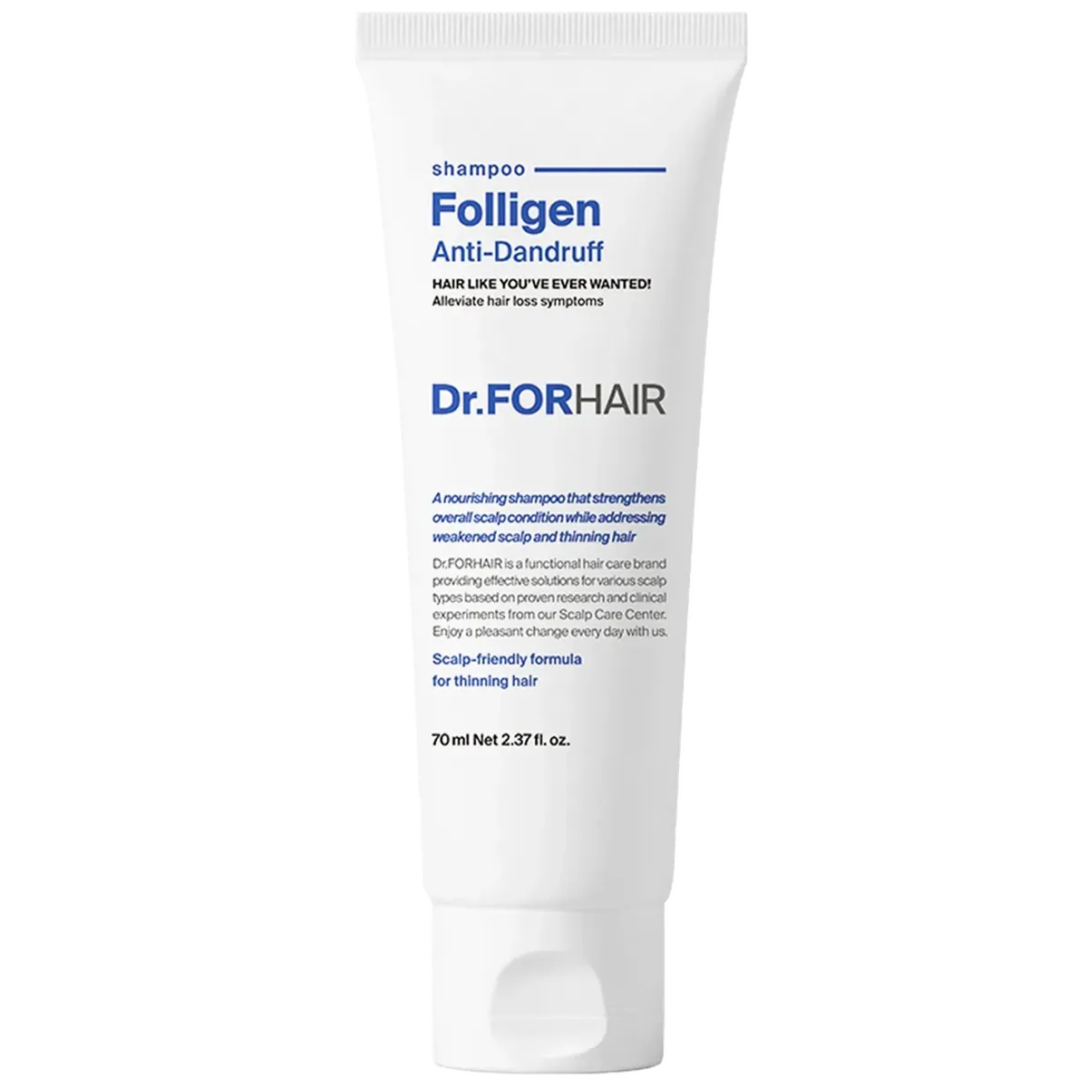 Шампунь против перхоти для ослабленных волос Dr.FORHAIR Folligen Anti-Dandruff Shampoo 300 мл