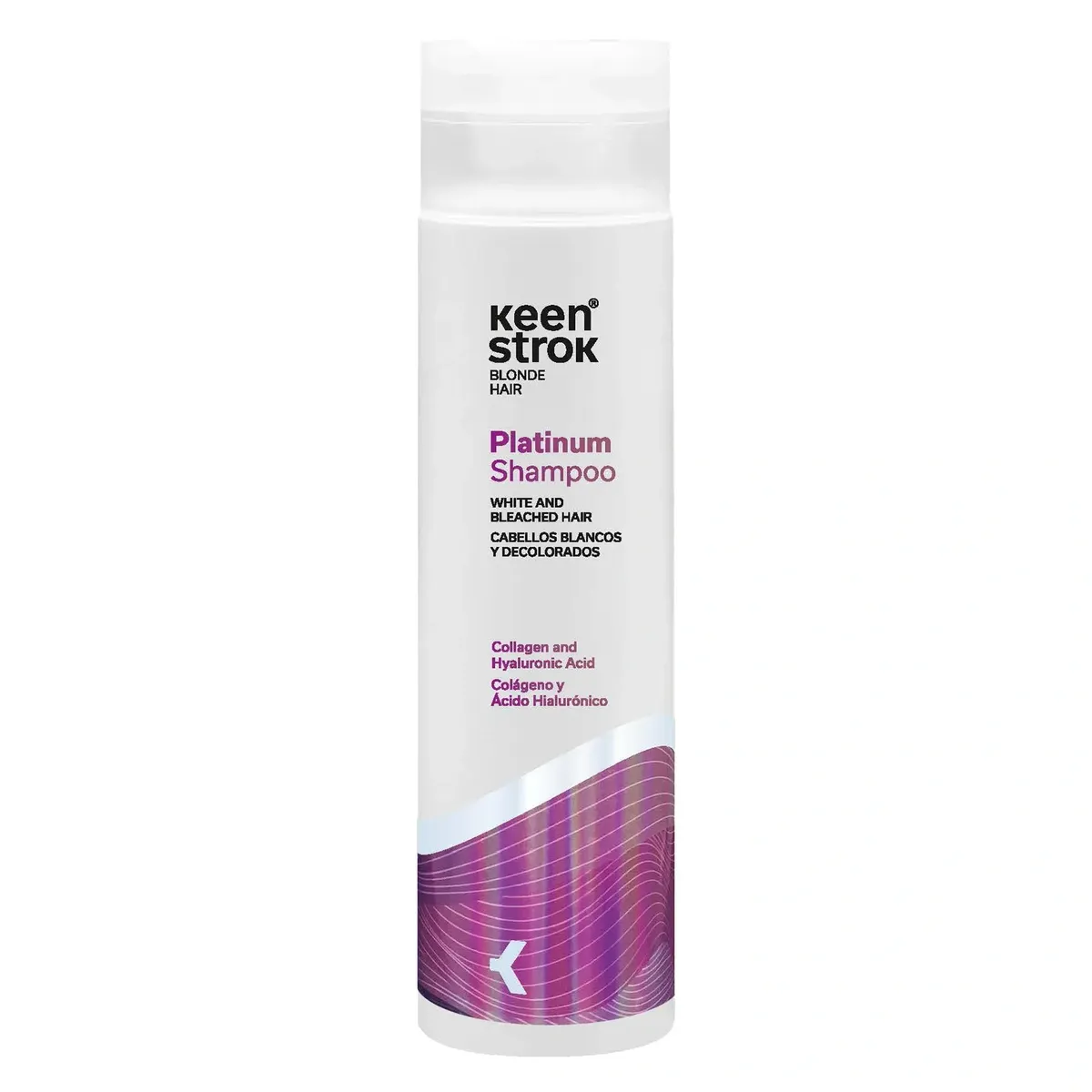 Шампунь антижелтый для блонда и осветленных волос Keen Strok Platinum Shampoo for White & Bleached Hair 250 мл