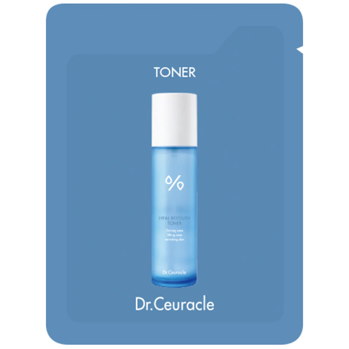 Зволожувальний тонер для обличчя з гіалуроновою кислотою Dr.Ceuracle Hyal Reyouth Toner 2 мл Саше (Тестер)