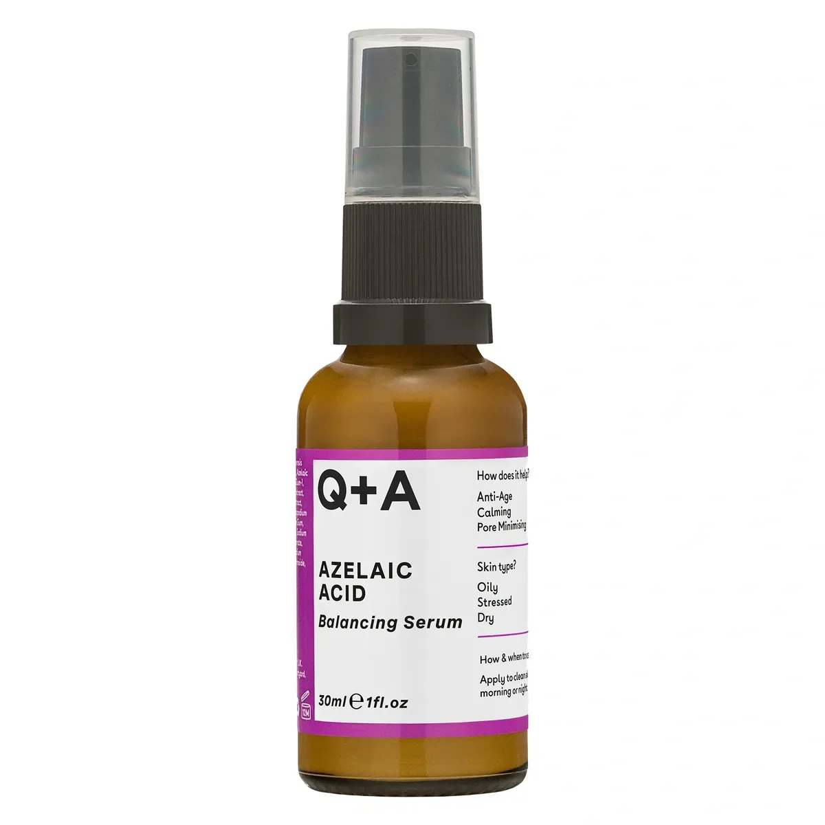 Сироватка для обличчя з азелаїновою кислотою Q+A Azelaic Acid Facial Serum 30 мл