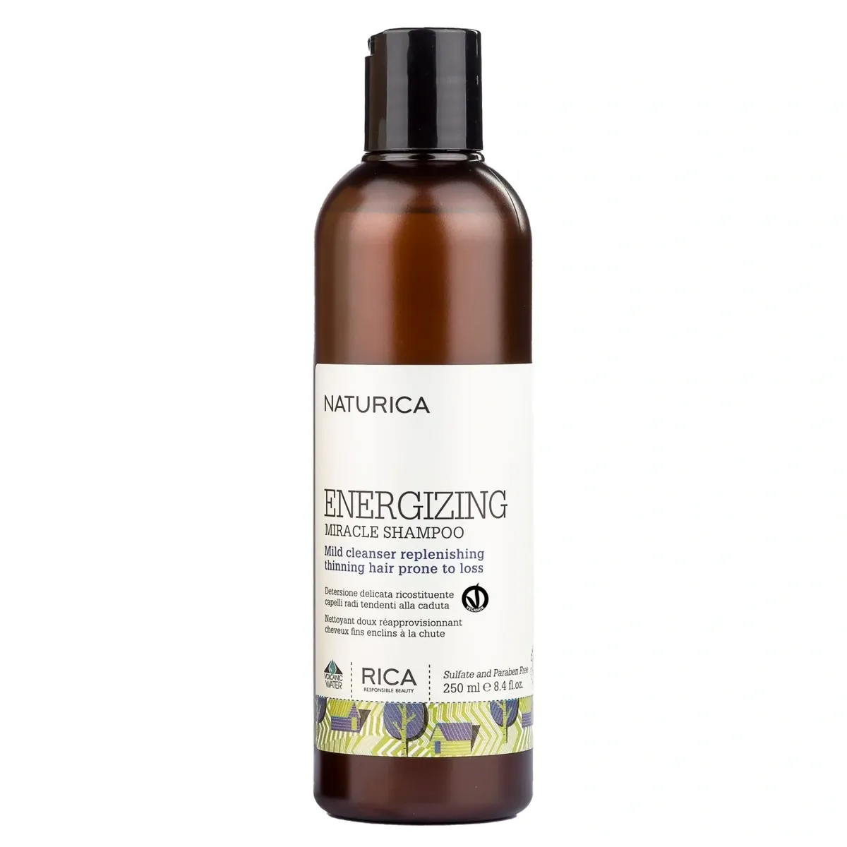 Шампунь дивовижний заряд енергії для волосся RICA Energizing Miracle Shampoo 250 мл
