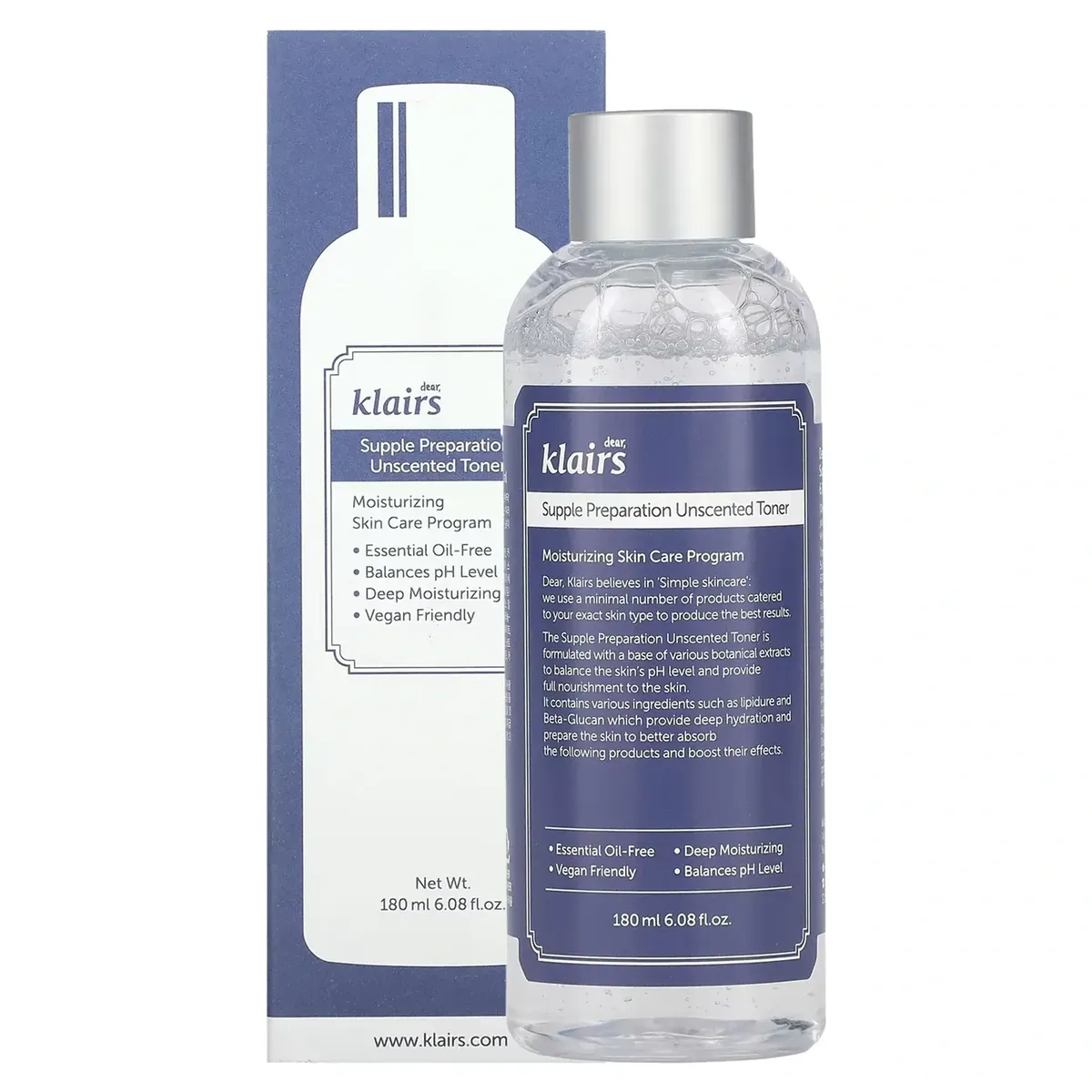 Тонер для обличчя Dear Klairs Supple Preparation Unscented Toner 180 мл