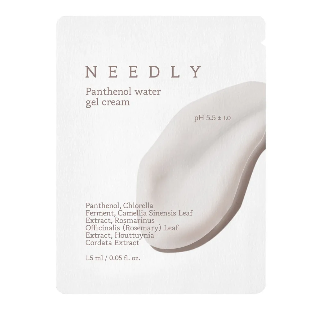 Успокаивающий крем-гель с пантенолом Needly Panthenol Water Gel Cream 1.5 мл Саше (Тестер)